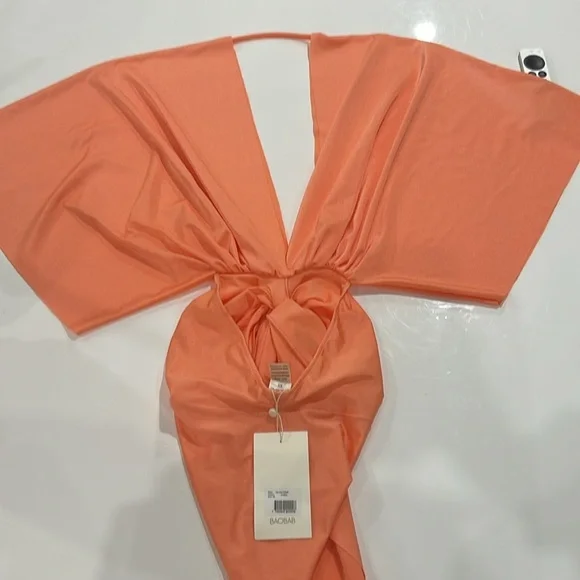NWT Baobab Mia Mini Coral Cover Up Dress - Picture 10 of 11